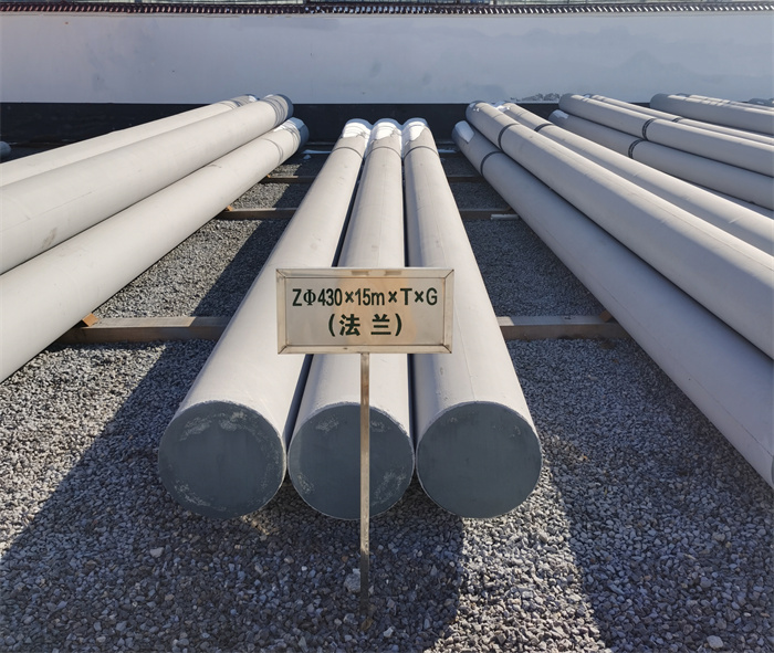 宁阳430×15米×T×G砼电力电杆