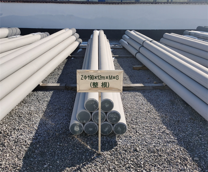 宁阳190×12米钢筋混凝土水泥电线杆